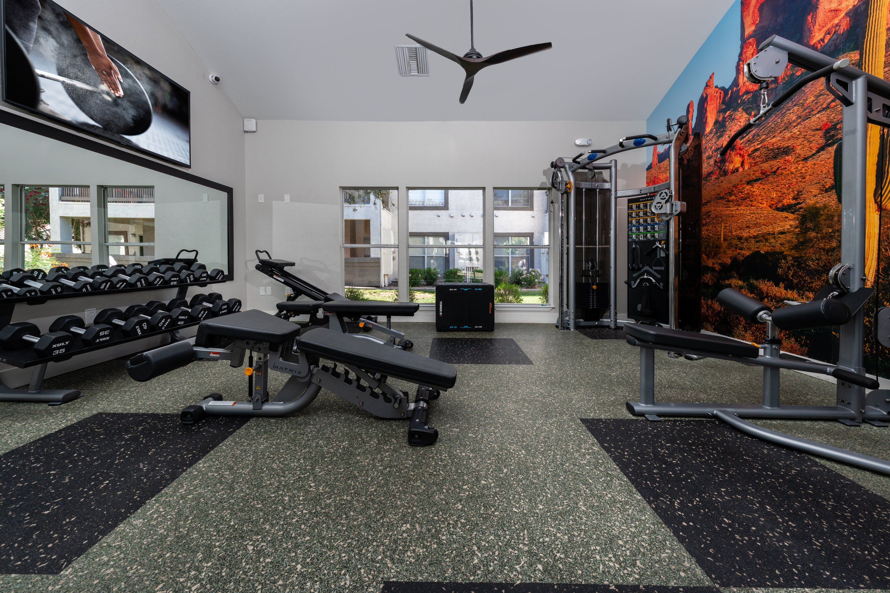 Gym at Arboretum at South Mountain (2 of 3)