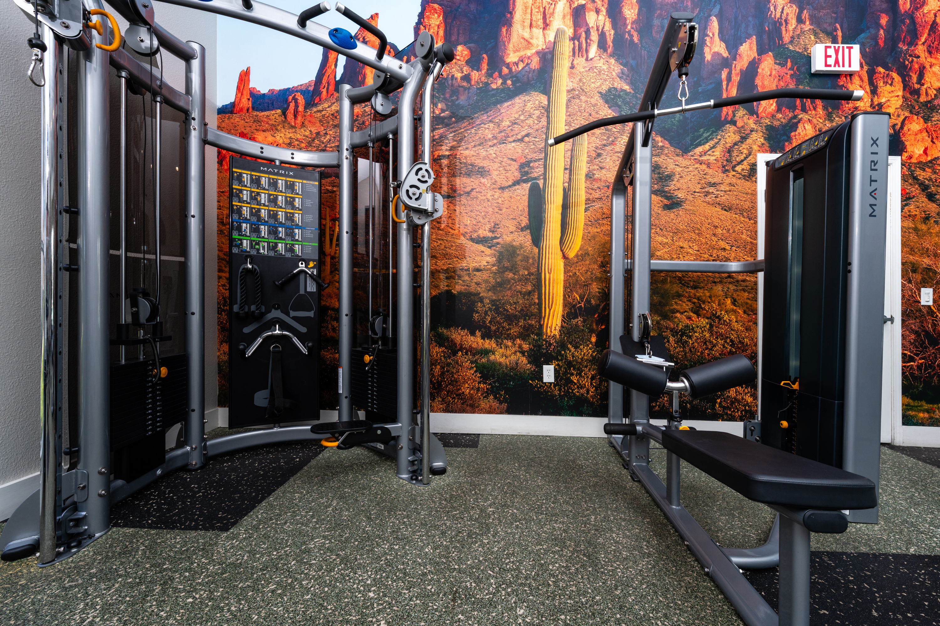 Gym at Arboretum at South Mountain (3 of 3)