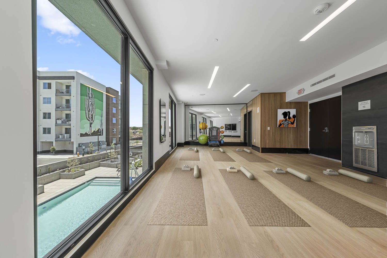 Yoga Studio & Pool View