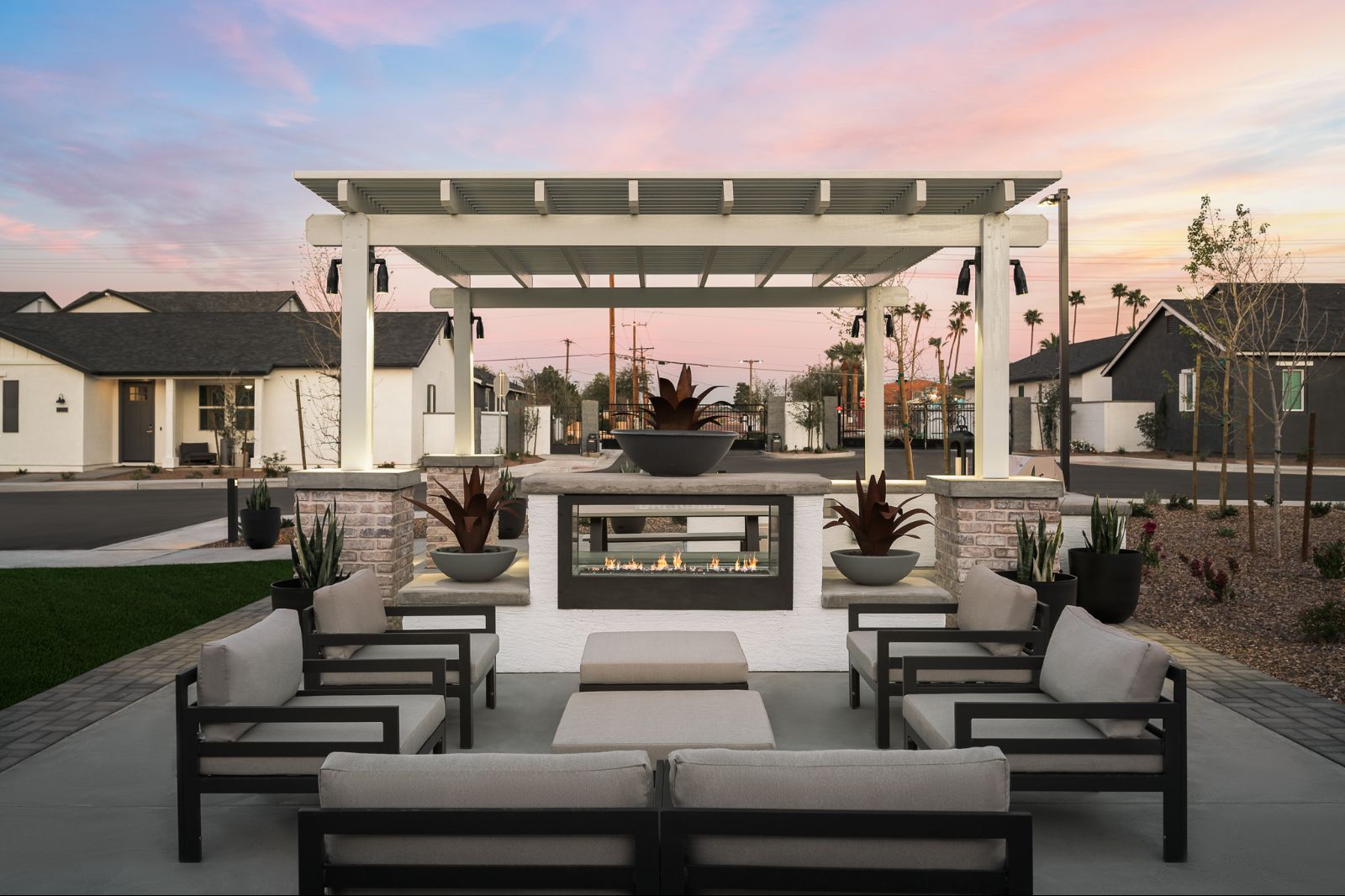 Outdoor Seating with Firepit