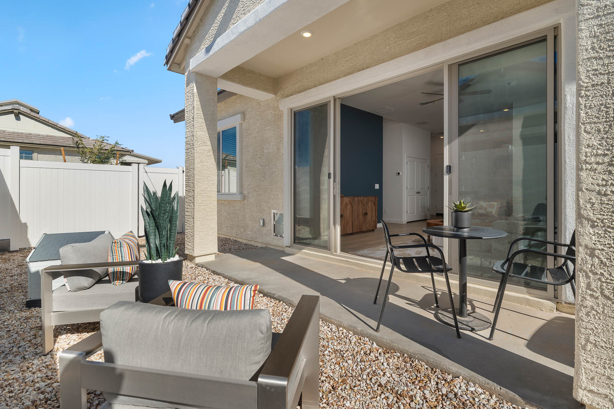 Private Patio Seating