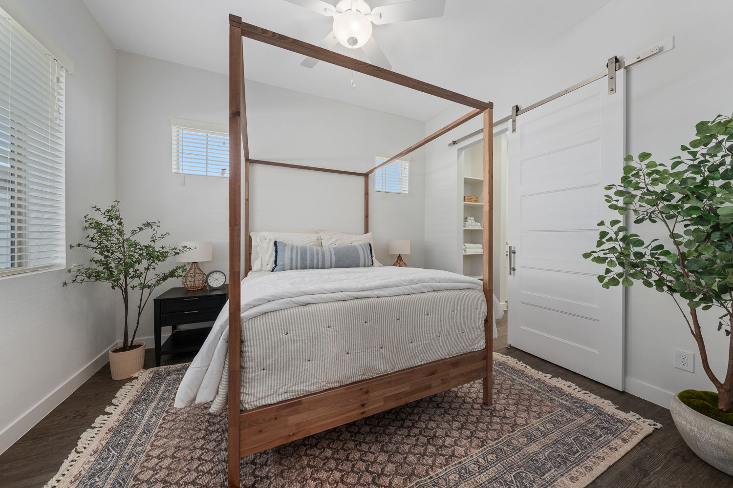 Bedroom with Barndoor