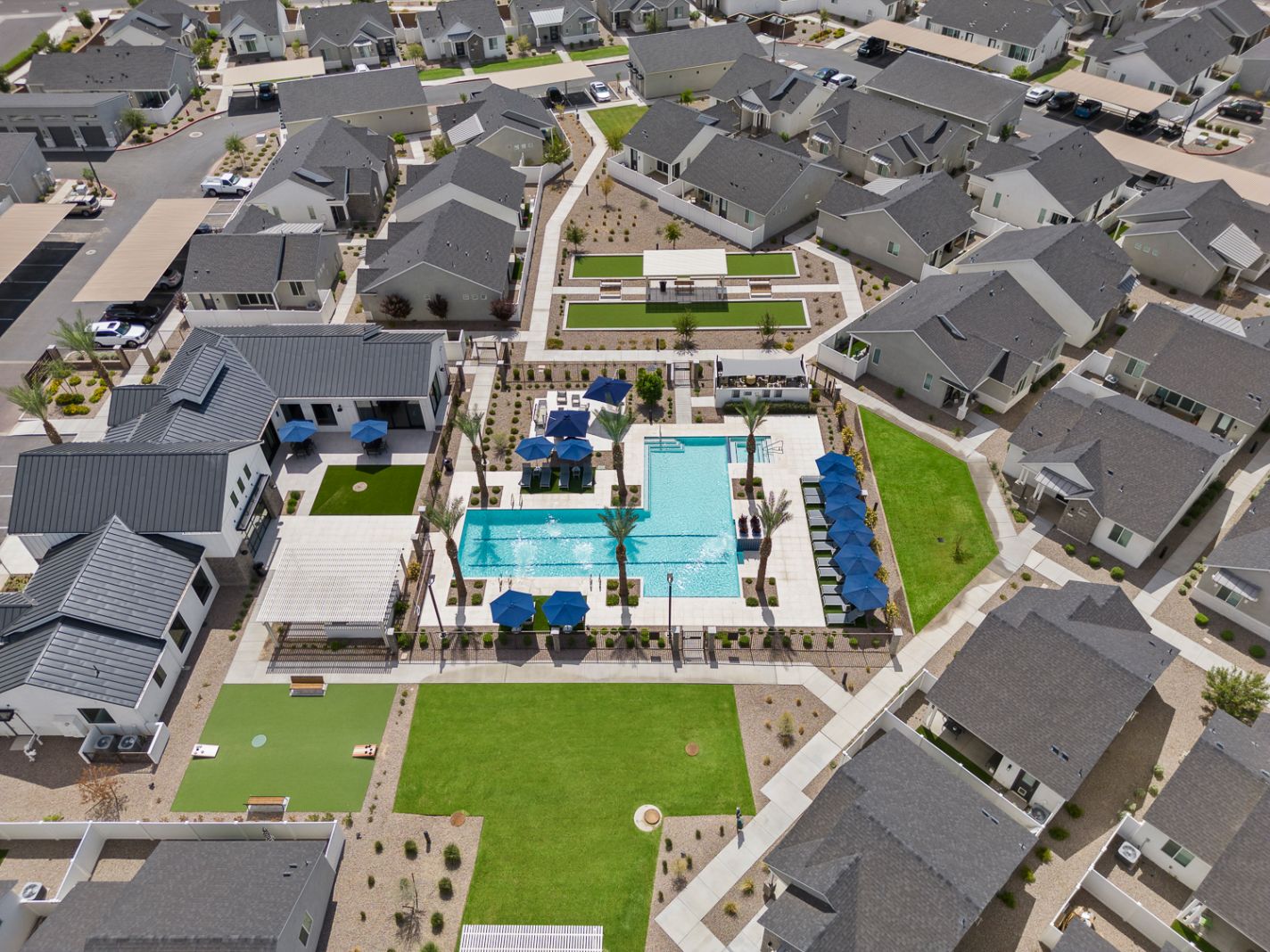 Aerial View of Community