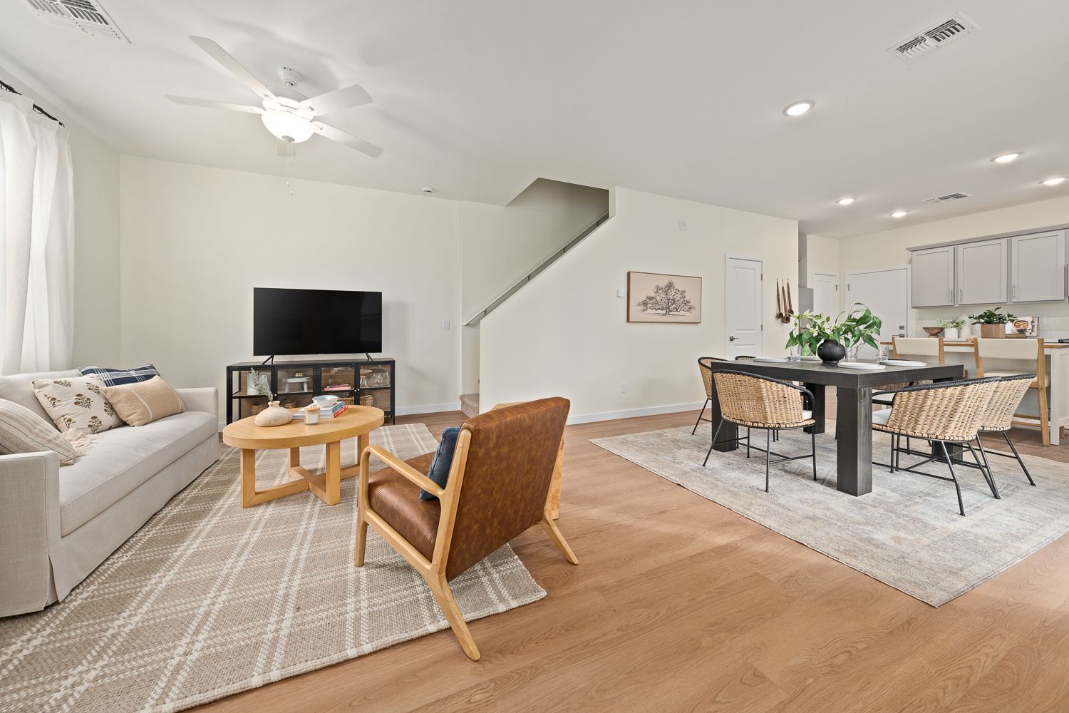 9-Foot Ceilings with High-End Ceiling Fans