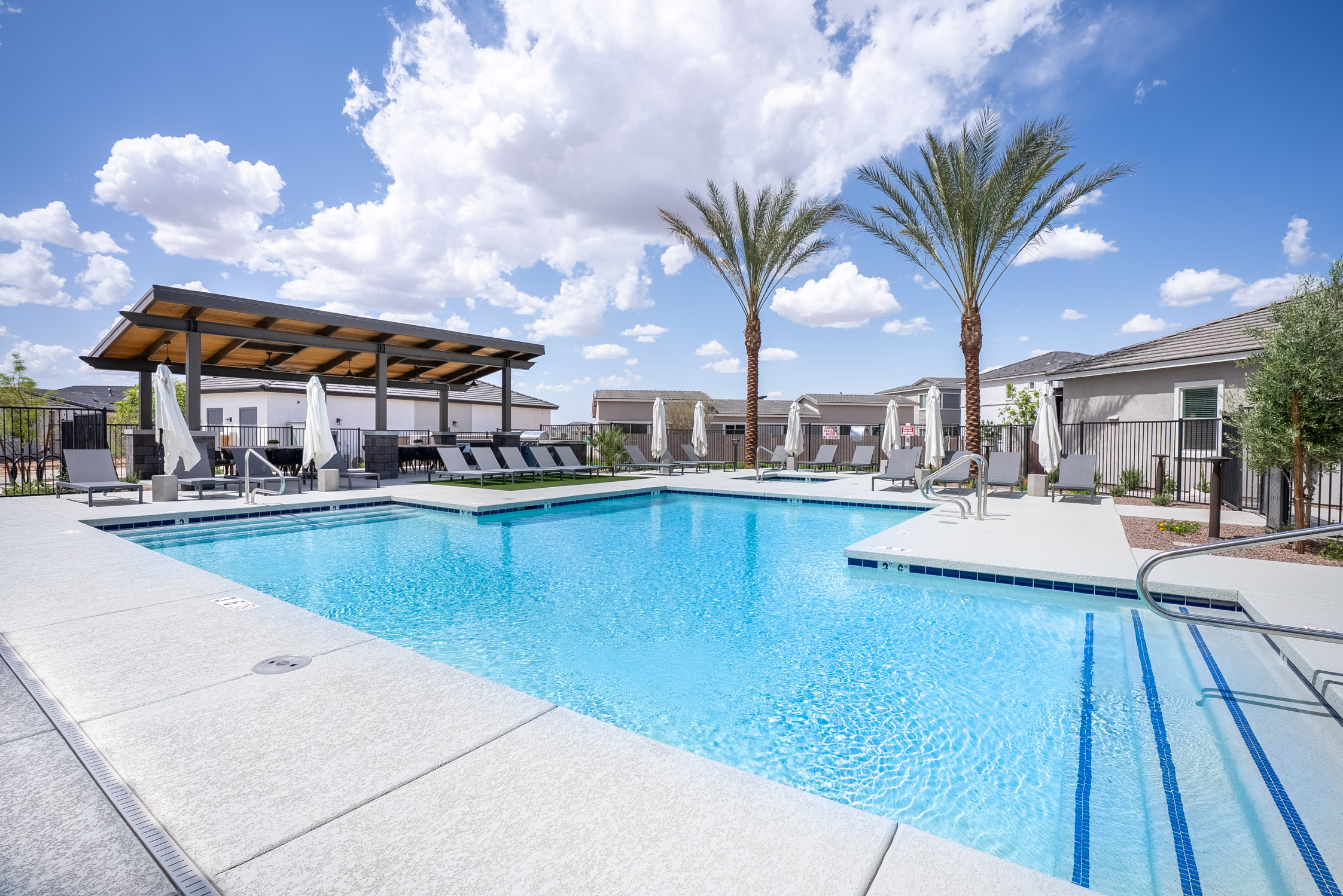 Luxe Pool Area with BBQs