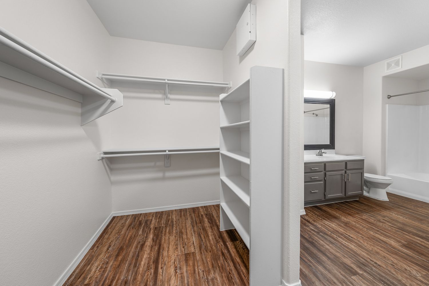 Walk-In Closet & Bathroom