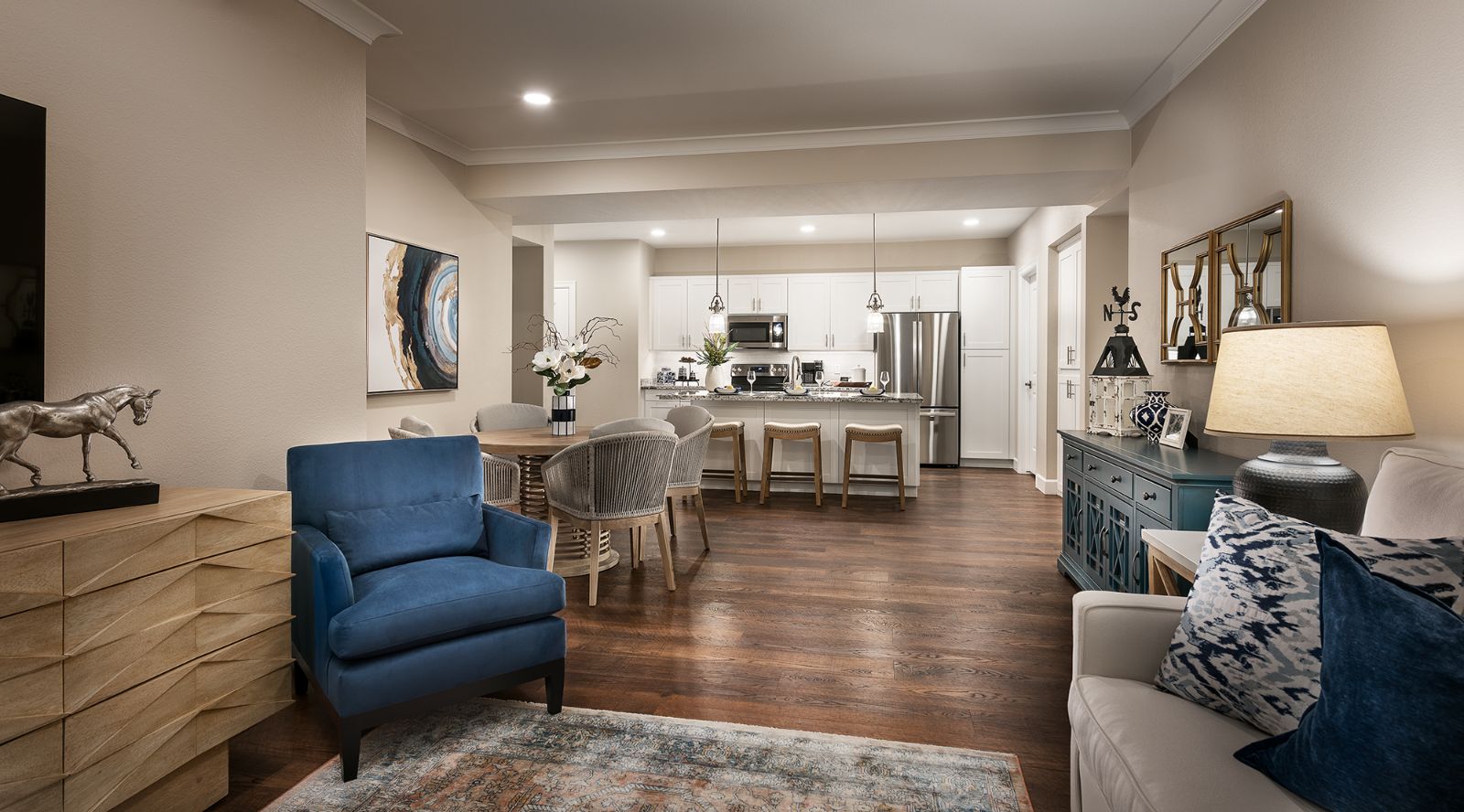 Living Room to Kitchen View