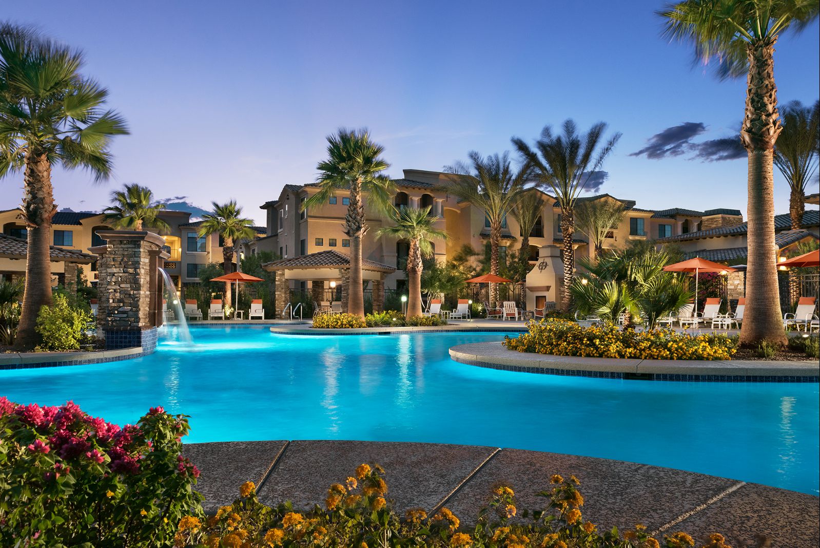 Stunning Pool at Dusk