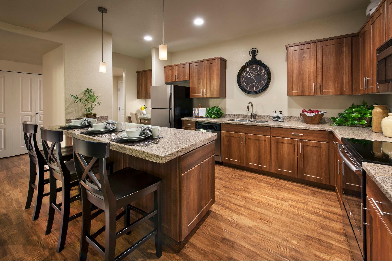 Gourmet Kitchen with Island