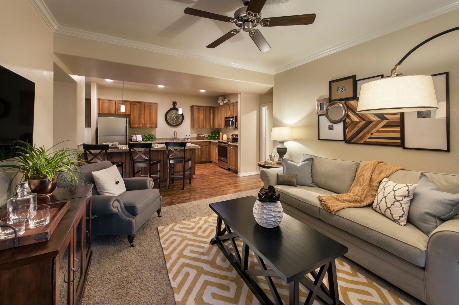 Open Concept Living Area