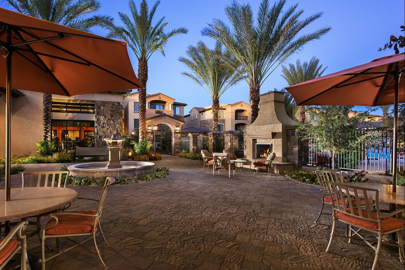 Poolside Lounge Area