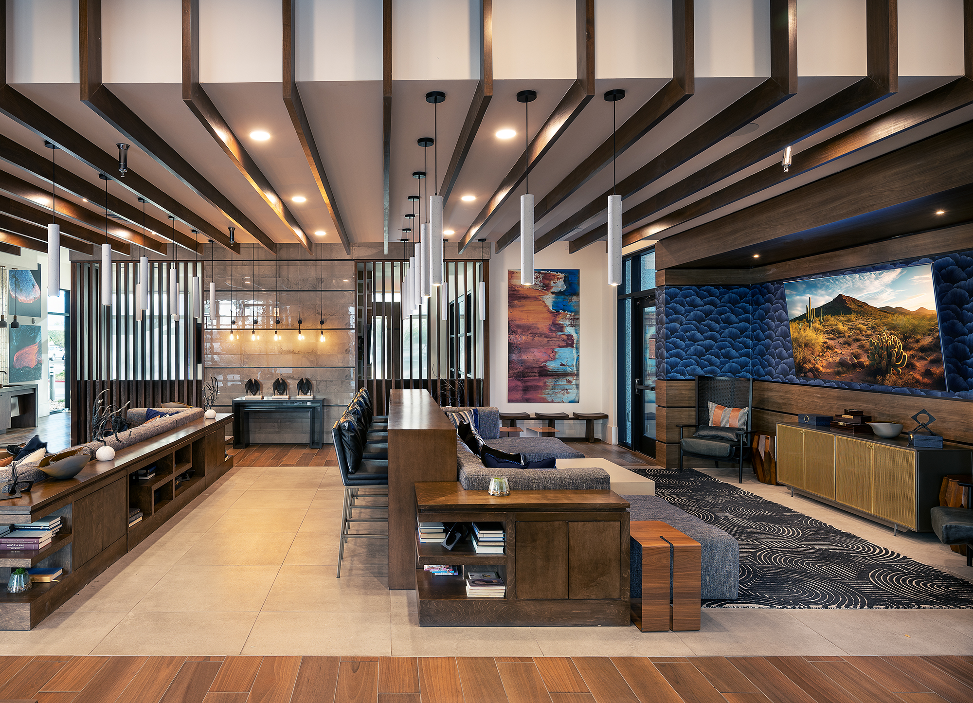 Lounge Seating & Coffee Bar