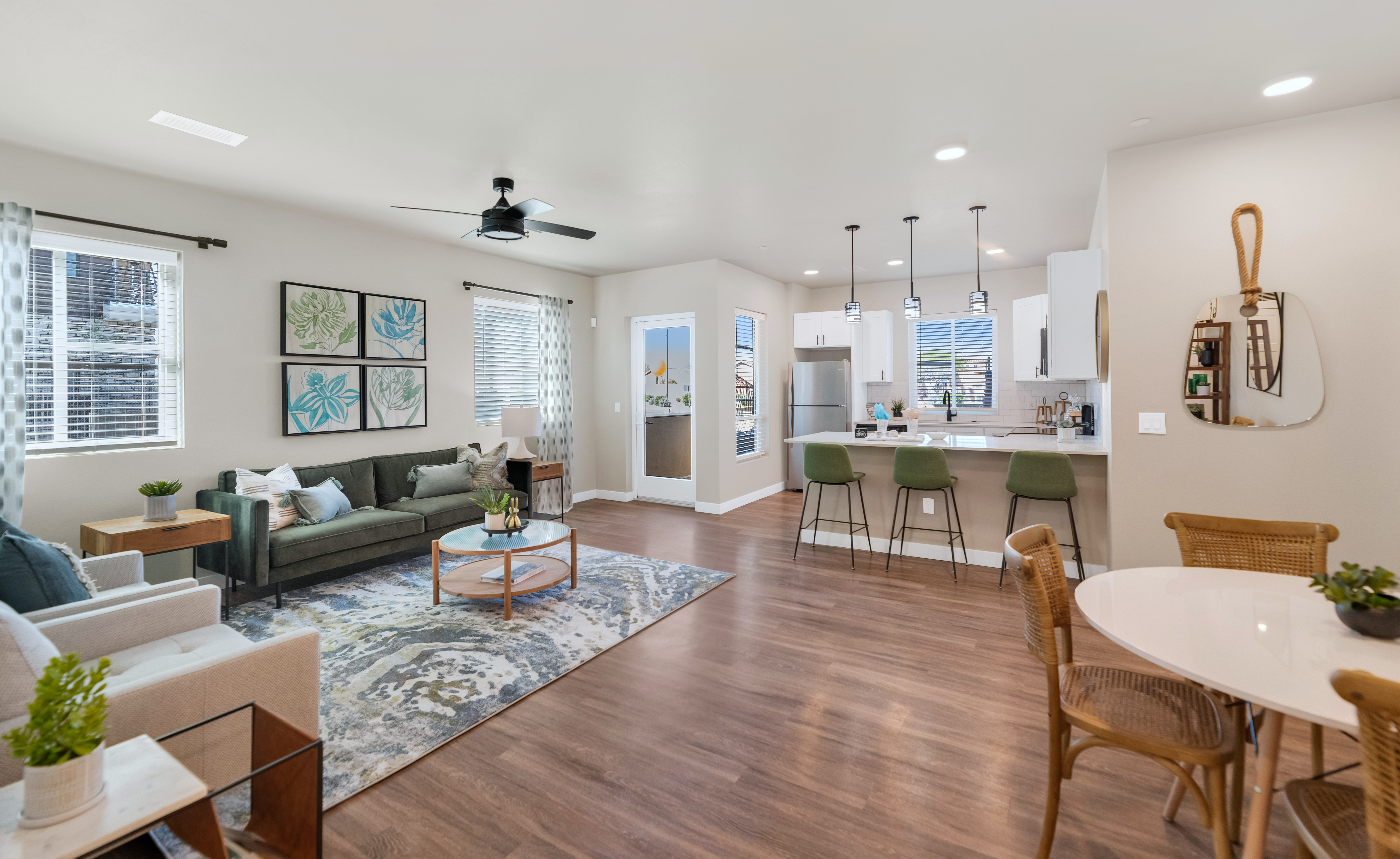 Open Concept Living Area