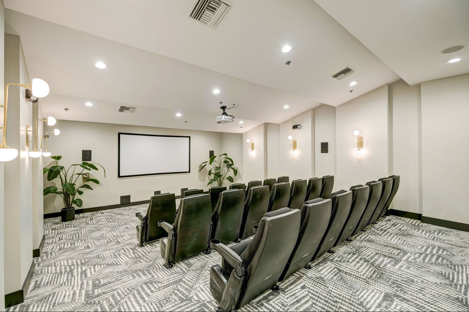 Comfortable Theatre Room