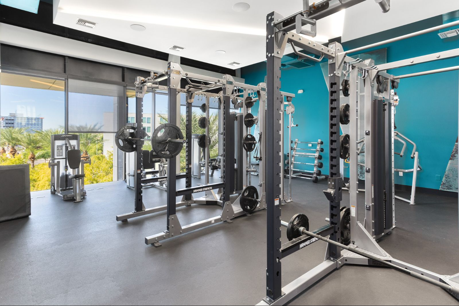 Two-Story Fitness Center with Stunning Views