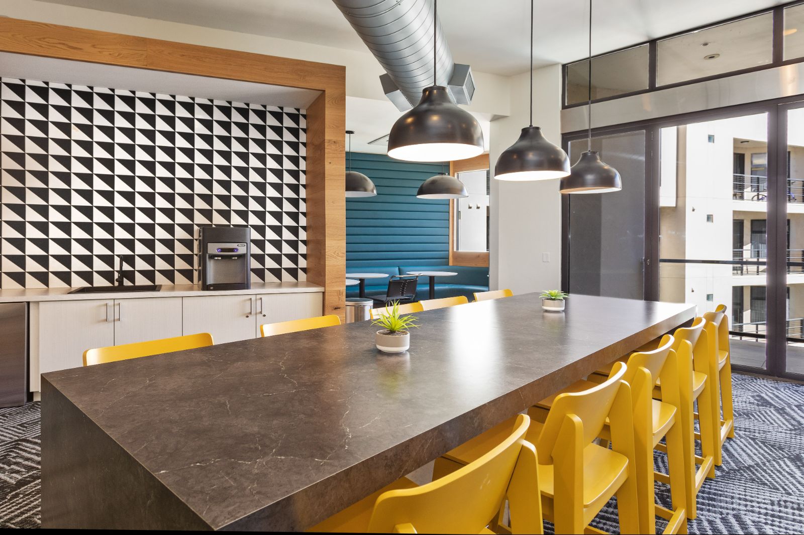 Vibrant Clubhouse with Stunning Views at Ten01