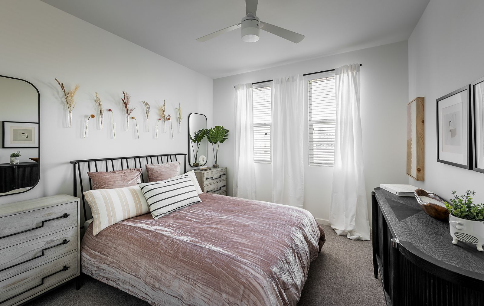 Plush Carpeting in Bedroom