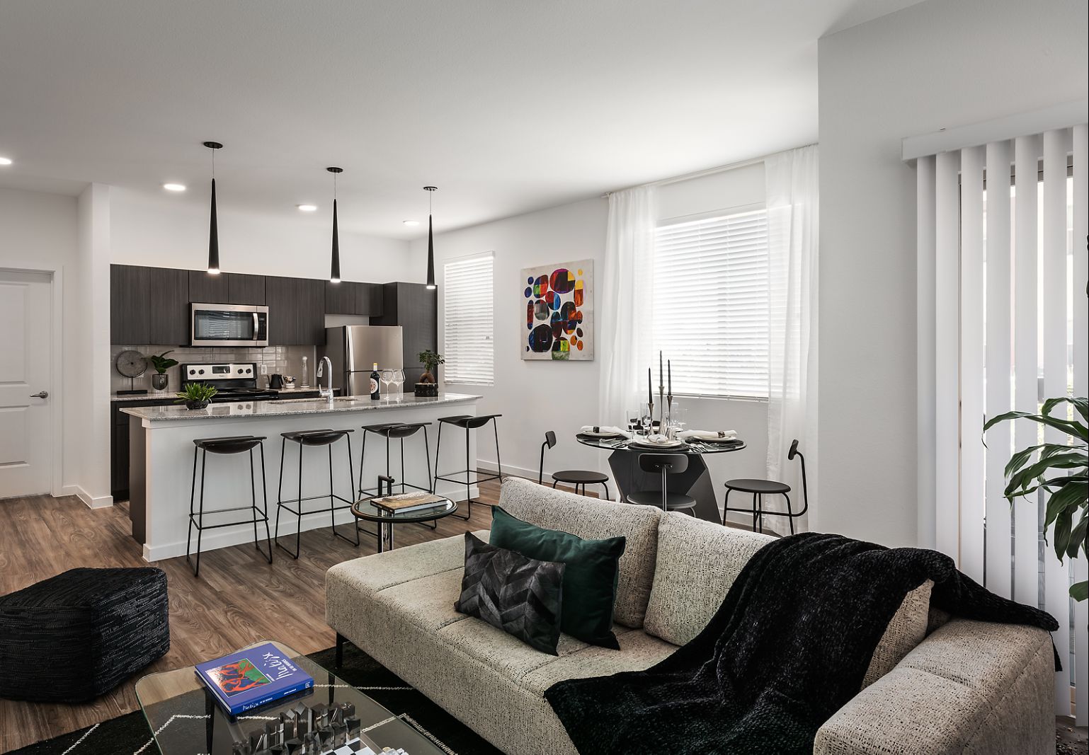 Living Room to Kitchen View