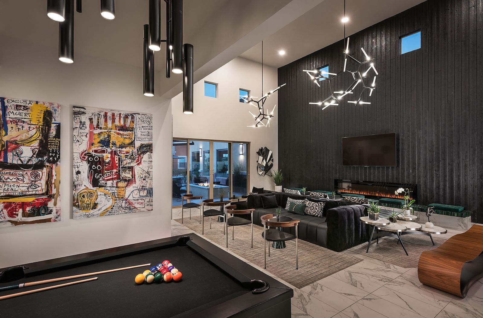 Sophisticated Game Room