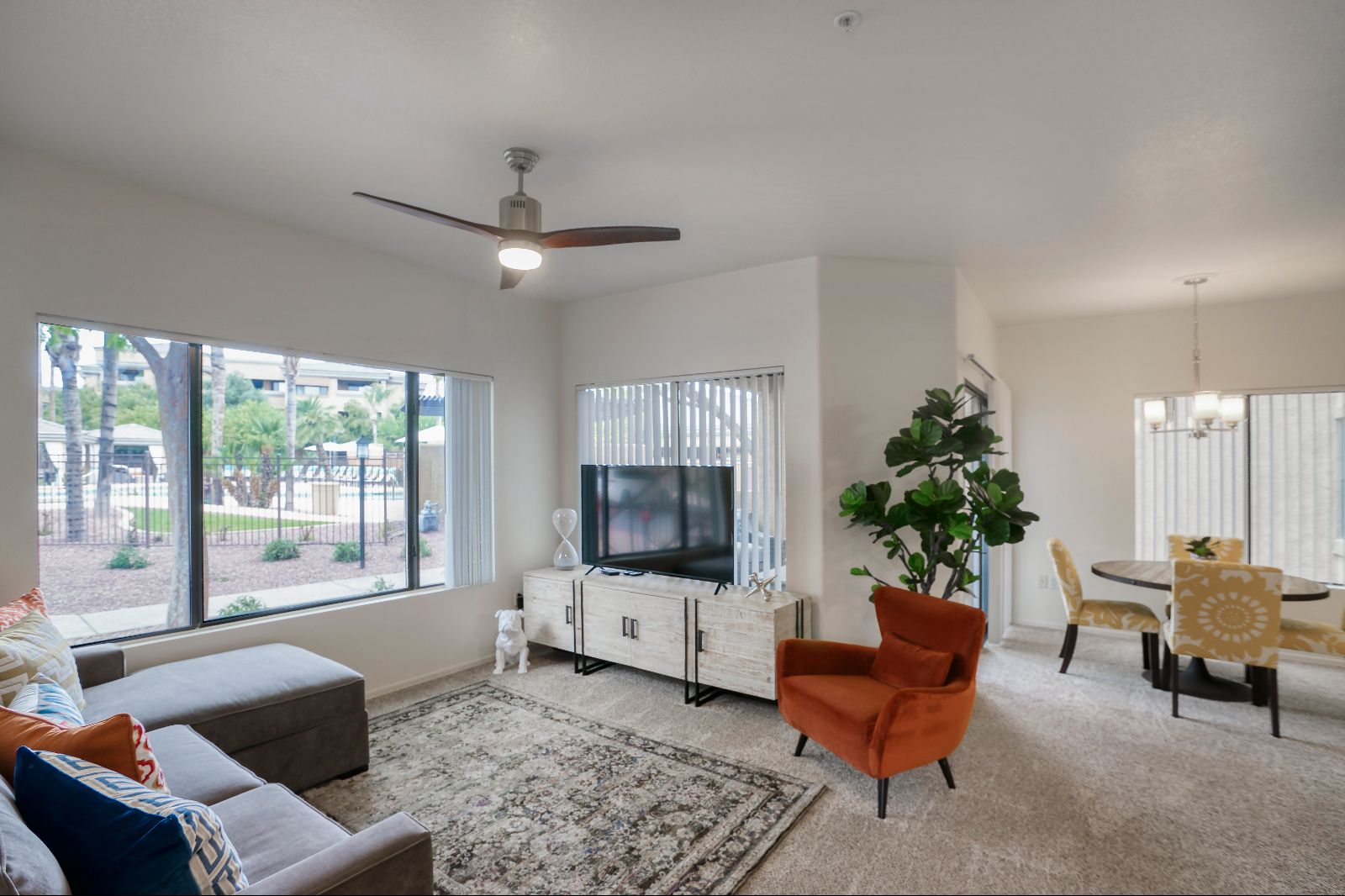 Spacious Living Room